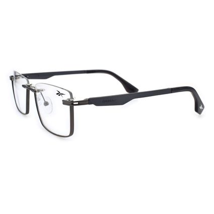 LV.MT.0870-2230.1 Armacao Para Oculos de Grau Masculino Reebok Metal Quadrado Onix -3-